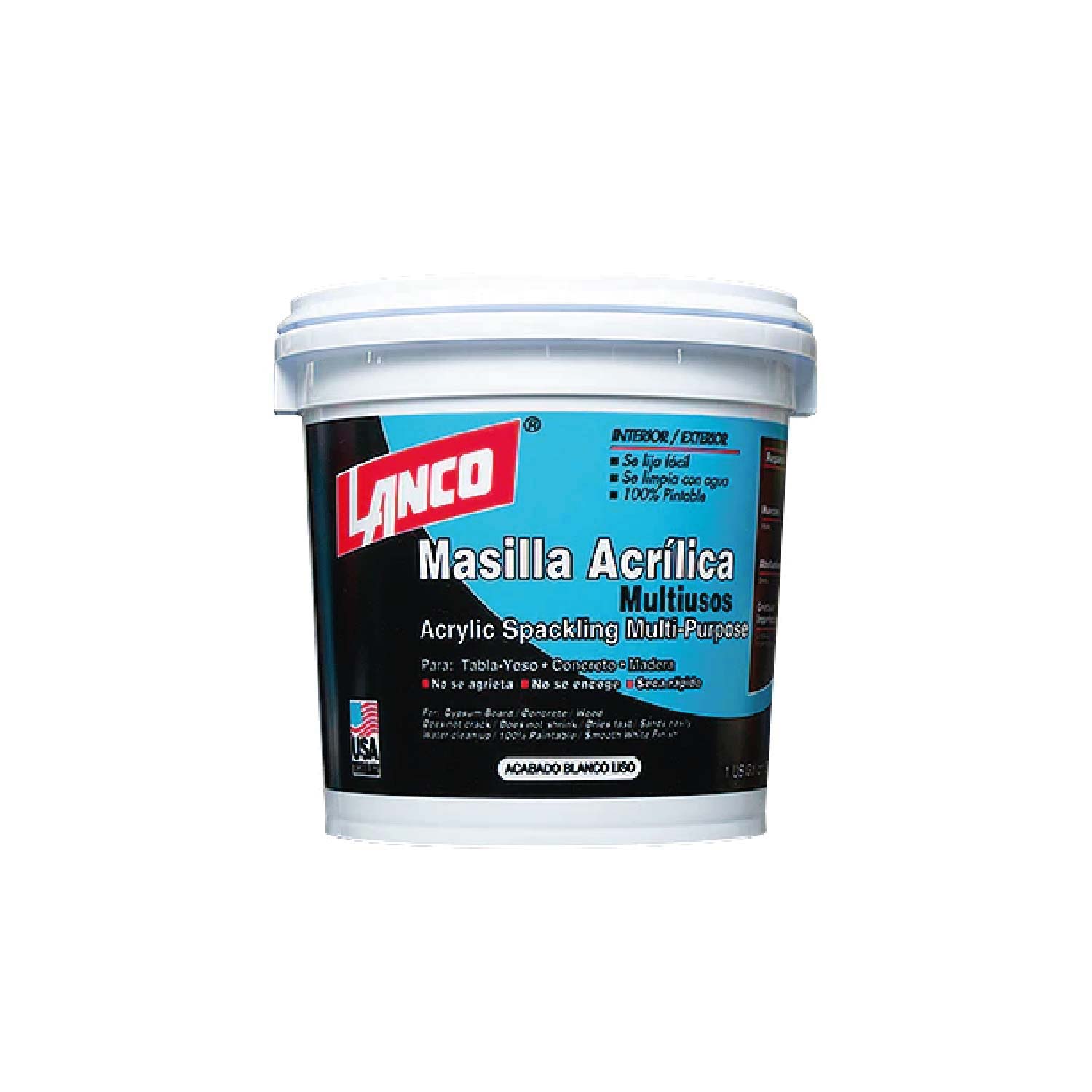 Lanco Spackling Masilla Blanca Casa De Materiales S A