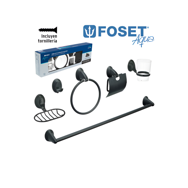 Accesorio 6 Pza  Baño Foset Ng