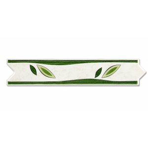 Bordillo Ga 5X26 6254 Petalos Verde